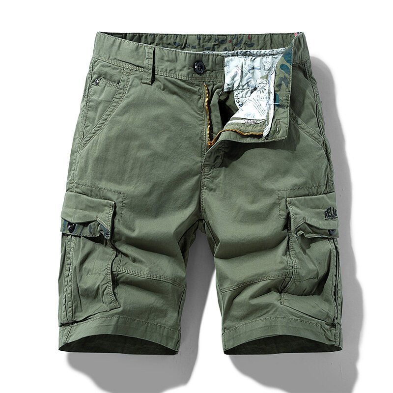 カーゴハーフパンツ メンズ 切り替え リラックス ワークパンツ ハーフパンツ ミリタカッコイイ ビッグポケット 定番 夏 五分丈  vii2z163413