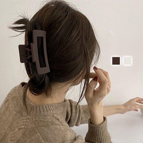。 樹脂ヘアクリップレディースまとめ髪可愛い2025秋冬   vii3u638550