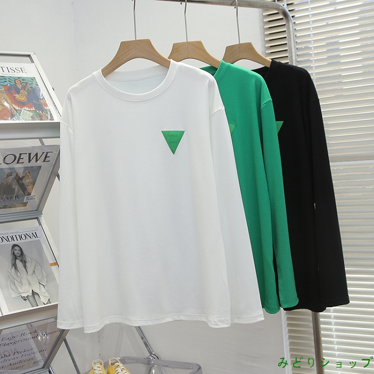 クルーネック 長袖 トップス Tシャツ カットソー 春 レディース  vii3u648869