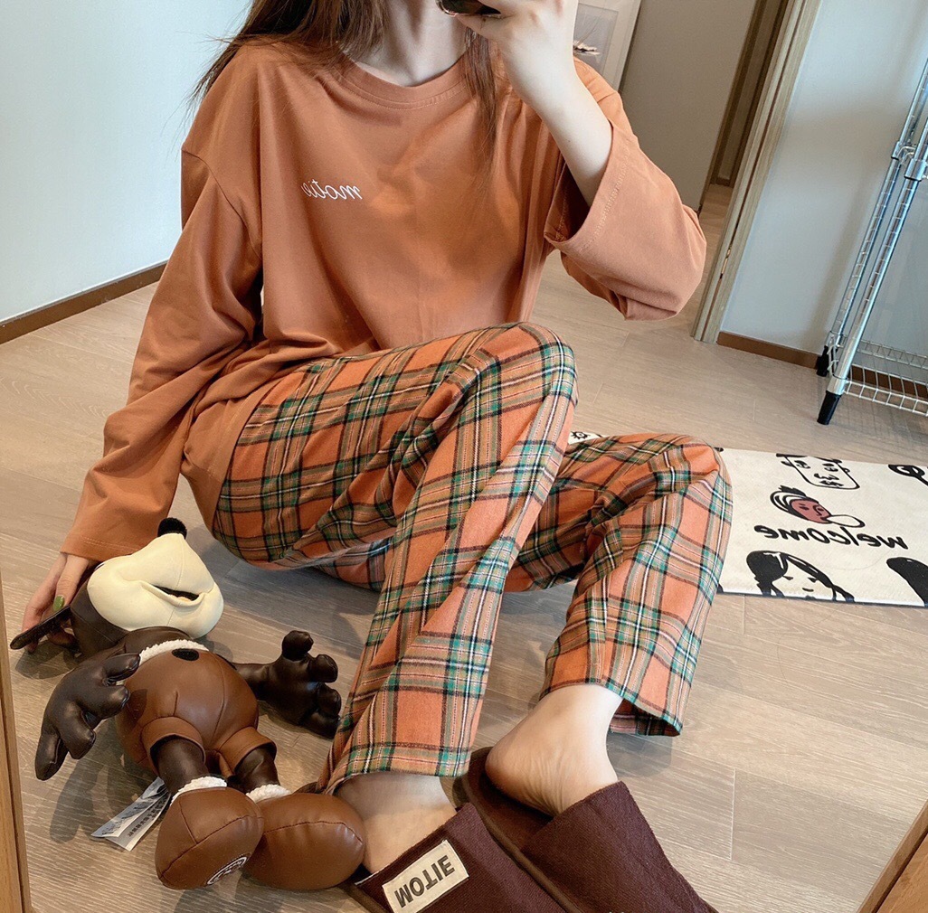 パジャマ レディース 長袖 かわいい 春 秋 ルームウェア 寝巻きカジュアル 産後 ロングパンツ 可愛い 入院 上下2点セット 冬 マタニティ 韓国風 部屋着  vii3u934300