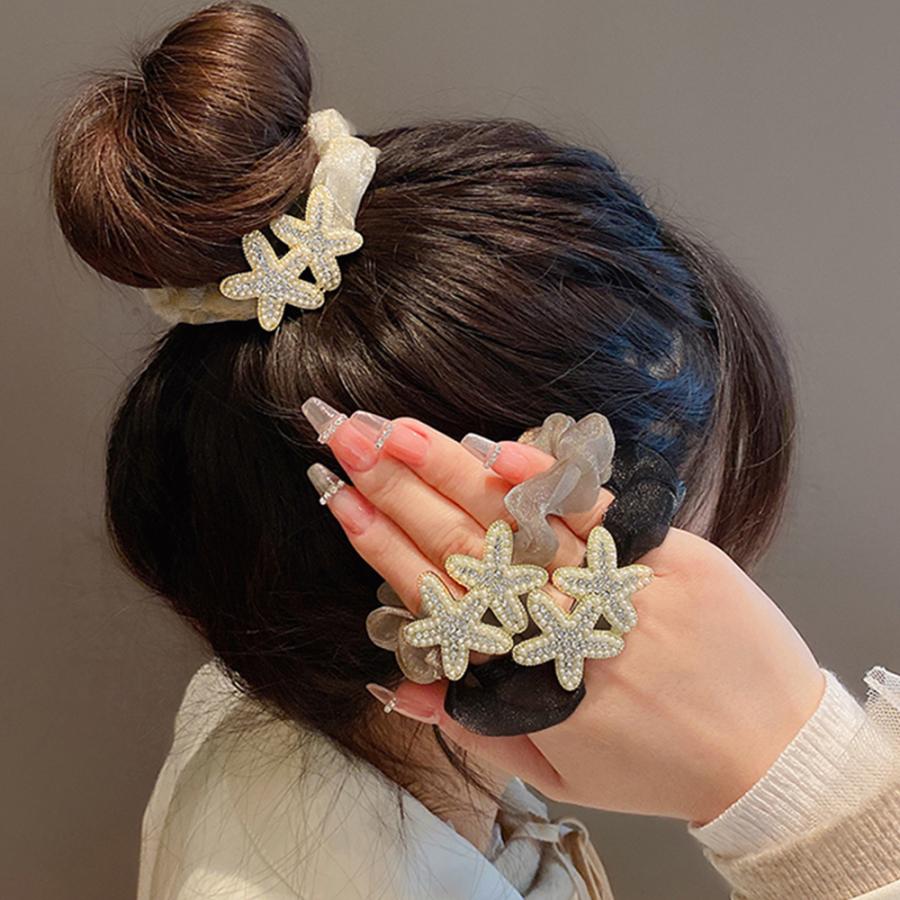 キラキラシュシュ ヘアゴム 大人可愛い 。可   vii3u956351