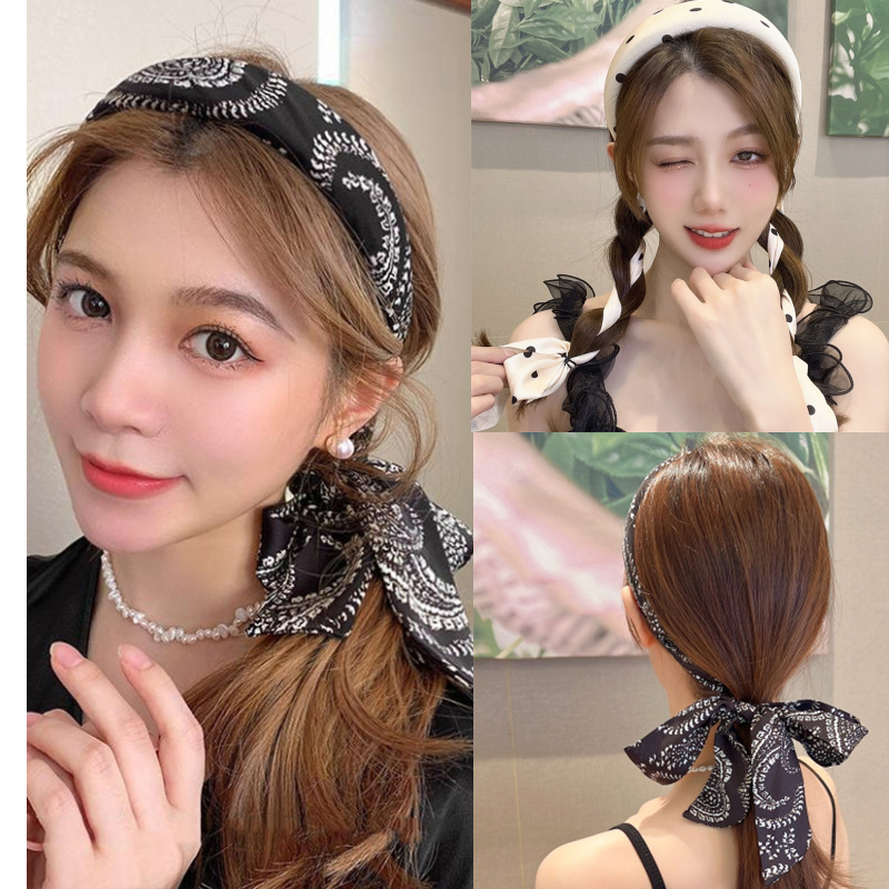 レティース カチューシャ ヘアーアクセサ髪飾り 2AY リボン 柄物 可愛い女性アクセ オリジナル お誕生日 ガール 旅行 プレゼント お出掛け パーティー  vii3v058725